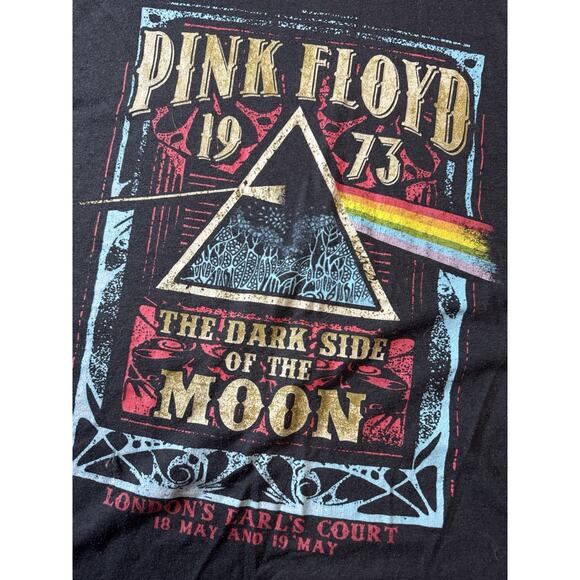 LIQUID BLUE Men's L Pink Floyd 1973 The Dark Side Of The Moon Colorful T-Shirt - Picture 2 of 6